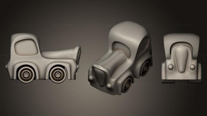 Miscellaneous figurines and statues (Old Car, STKR_0647) 3D models for cnc